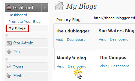 My blogs area