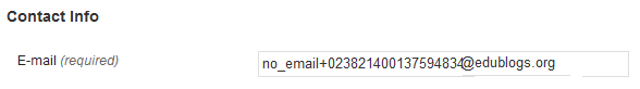 No email option