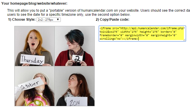 Copy embed code